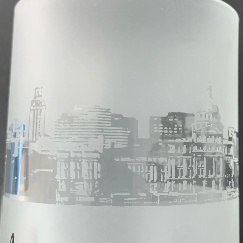 Austin, Texas souvenir frosted beer mug.